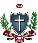 Tenui Nec Dimittam slogan under Shield